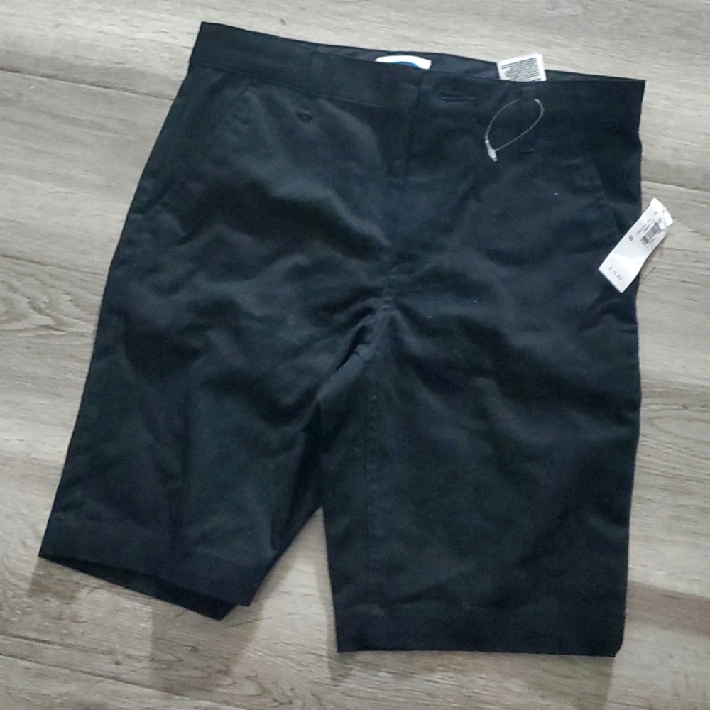 Built In Flex Flat Front Navy Uniform Boy Shorts